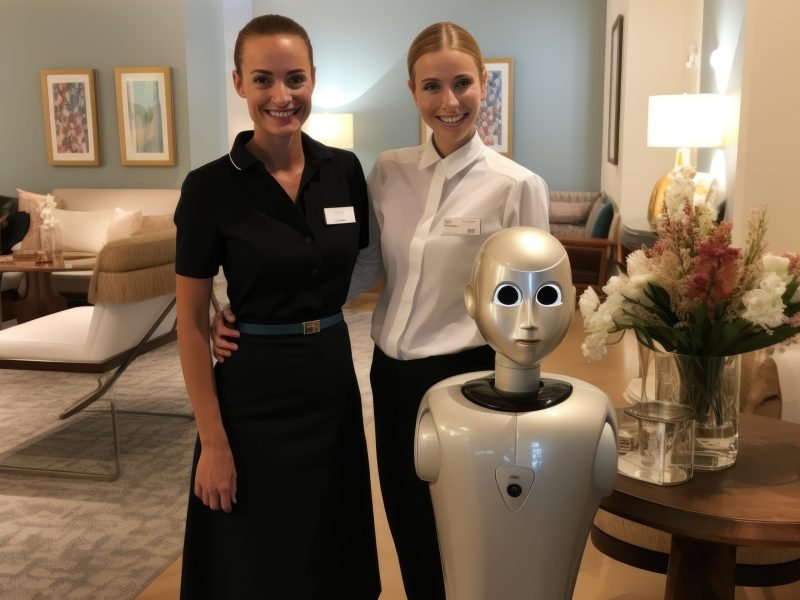 people-hanging-out-with-robot